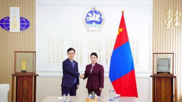 외교부 박윤주 1차관, 몽골 외교장관 예방