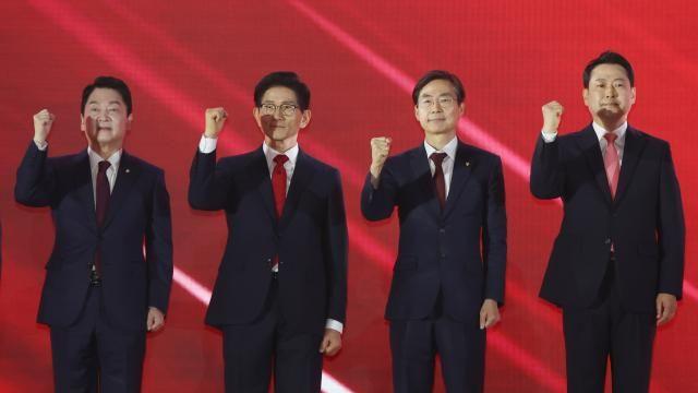 국민의힘 김문수·장동혁 당대표 결선 투표…조경태·안철수 낙마