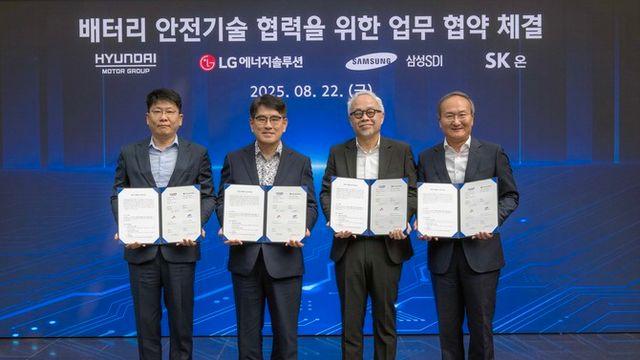현대차·기아-K-배터리 3사, 전기차 안전기술 강화 협력
