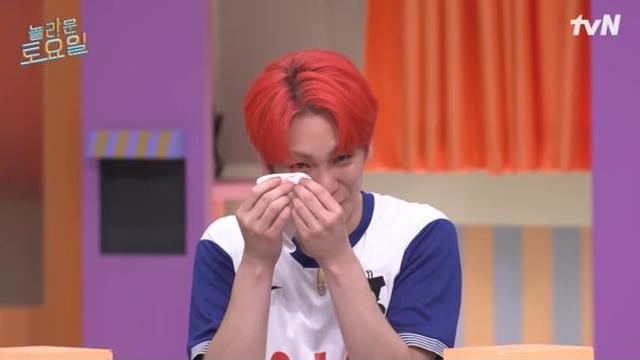샤이니 키, 녹화 도중 폰 보더니…태연에 기대 눈물 펑펑 (놀토)