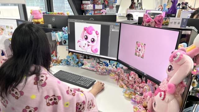 티니핑 회사 직원들 책꾸 되게 현란해