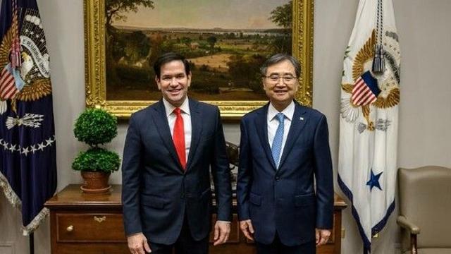 한미 정상회담 앞 외교장관 회담…