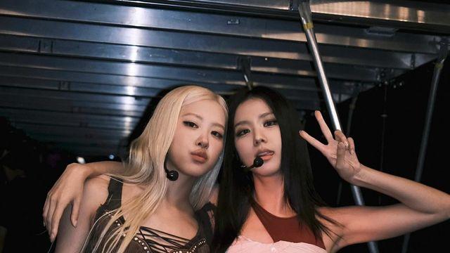 블랙핑크 로제·지수, 월드투어 여신들의 백스테이지 카리스마