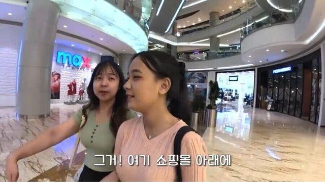 한국 거리를 재현해 놓은 인도네시아 쇼핑몰 