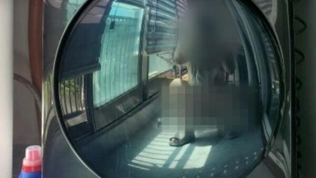 중고 세탁기 사진에 '알몸 男' 비쳐…