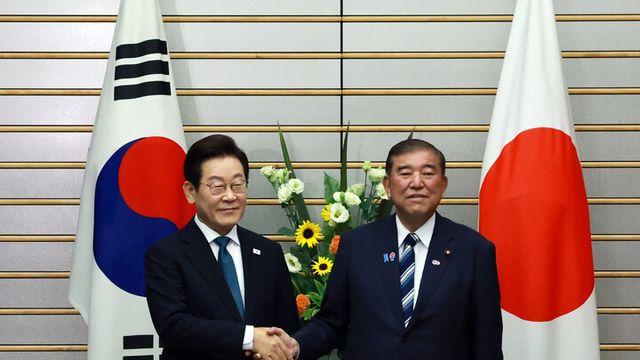 이 대통령, 이시바 총리와 정상회담  돌입