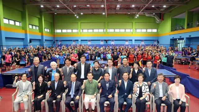 수원특례시의회, 제3회 수원특례시장기 탁구대회 개회식 참석