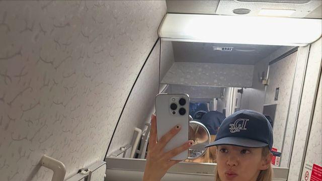 효연, 라스베이거스 향한 힙한 셀카