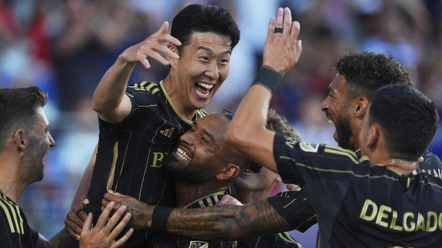 손흥민, 환상 FK→美 데뷔골 터졌지만…‘요리스 가랑이 실점’ LAFC는 댈러스와 1-1로 전반 종료