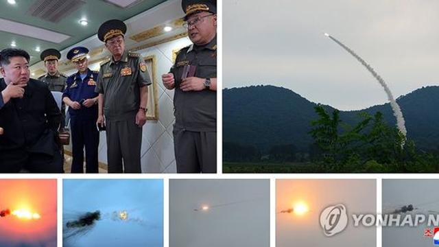 북, 순항미사일 요격성공 첫 공개…러 지원 '북한판 토르' 추정
