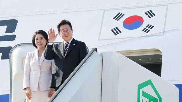 이 대통령, 1박2일 방일 마치고 미국으로 출발…25일 트럼프와 첫 정상회담