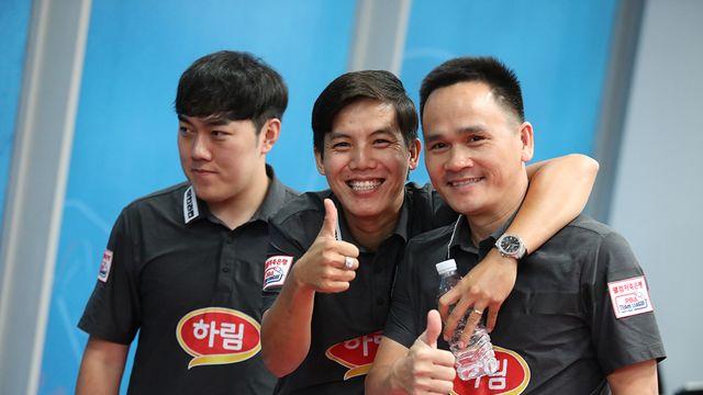 하림, 세트스코어 4-0 완벽한 마무리…휴온스 1위 막고 6연승 질주