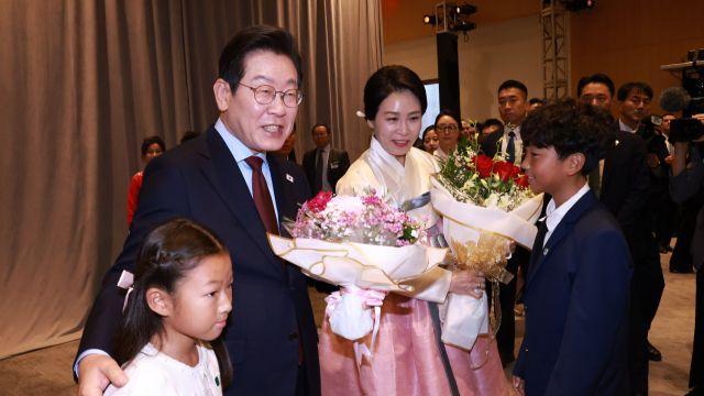 李대통령, 재미교포 만찬...“복수국적·투표제도 개선하겠다”