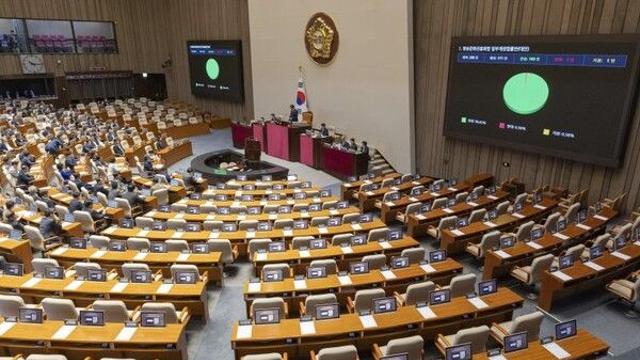 ‘尹거부’ 법안, 3주 만에 국회 재통과…국민의힘 “헌법소원 검토”