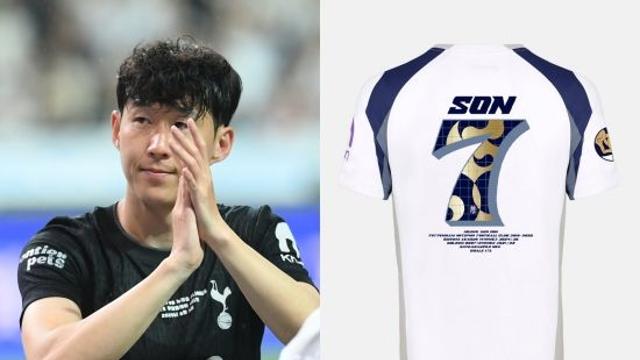 토트넘, 손흥민 7번 유니폼 왜 파나?…'한국 돈 맛' 못 잊었다→쏘니 팔이 계속 '레전드 SON' 달았다