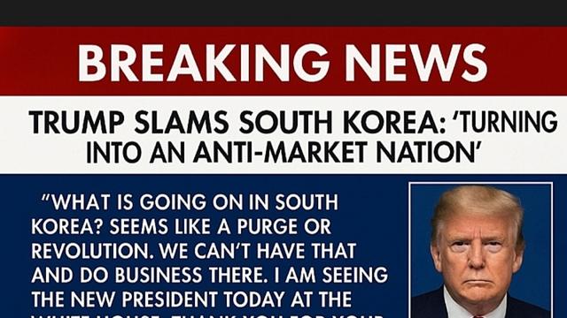 트럼프 덕분에 미국에서도 한국 속보탔음