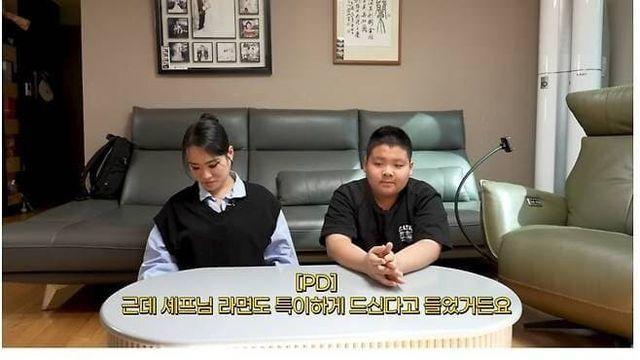 라면을 특이하게 먹는다는 정지선 셰프