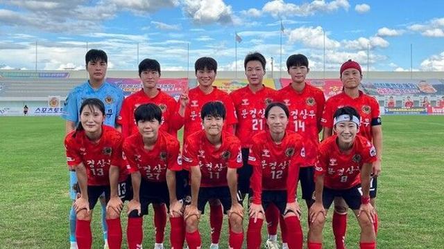 상무여자축구단, 경주한수원WFC 3-0 완파하며 5위 도약…조소현은 15년 만에 복귀전