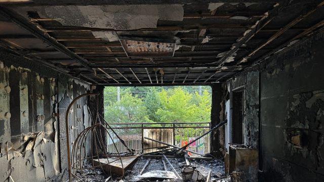 한밤 중 아파트 불태운 부부싸움…주민 53명 대피