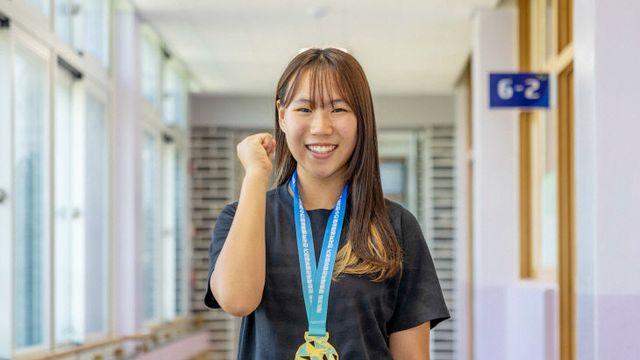 '레슬링 제패' 칠곡군 약동초 임하경 양