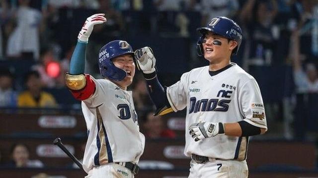 '16안타 폭발' NC, LG 7연승 저지·5위 도약…KIA 6연패 수렁(종합)