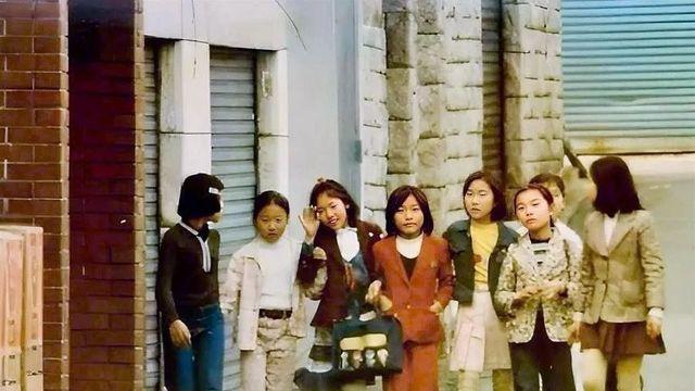 1977년 촬영된 국민학교 학생들 모습 