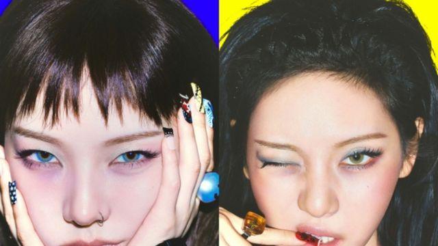 에스파 카리나-닝닝, 쇠맛 ‘리치 맨’ 티저 컷 공개