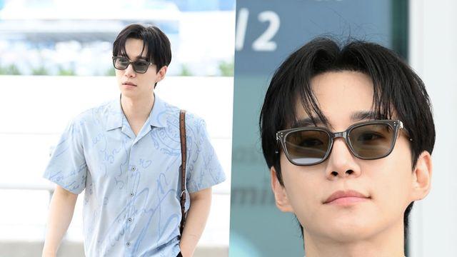 '여심 스틸러' 이준호, 셔츠와 슬랙스 매치 '댄디한 공항패션의 정석'