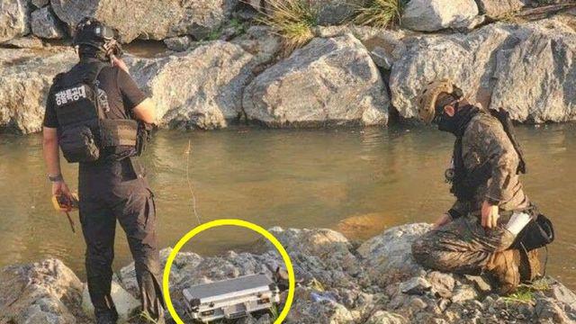 “여기 다이너마이트” 이번엔 진짜였다...아산 하천서 발견