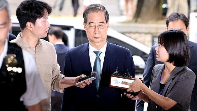 [속보] '내란 방조' 한덕수 전 국무총리, 구속심사 위해 법원 출석