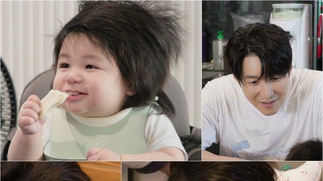 심형탁 子 하루, 아기 간식 톱티어 ‘떡뻥’ 입문 (‘슈돌’)