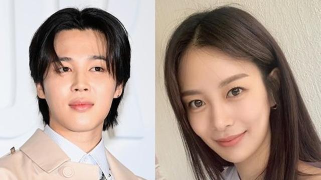 송다은, 지민 '전역' 후 더 대담해졌다…사실상 공개연애? 아미도 다 알아 [엑's 이슈]