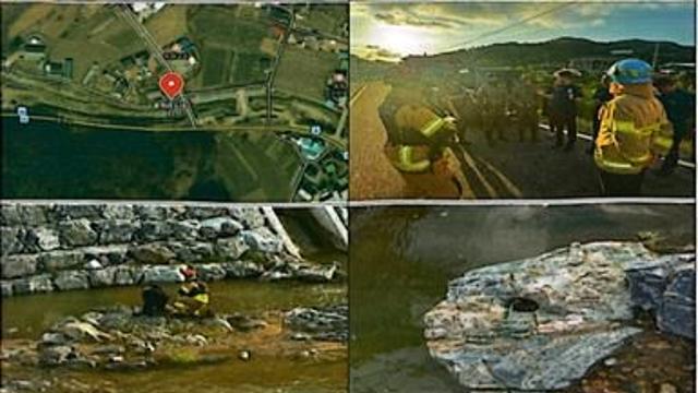 아산 하천서 불발 다이너마이트 5개 발견…정비공사때 사용 추정