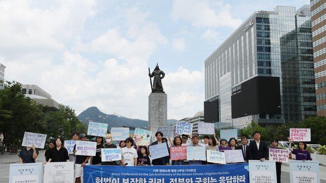 기후 헌법소원 결정 1년…“권리 보장되는 온실가스 감축목표 수립해야”