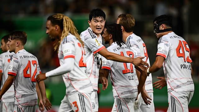 ‘KIM-타 실점 관여’ 뮌헨, 3부 팀에 3-2 진땀승으로 DFB 포칼 2라운드행