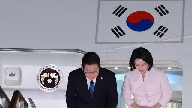 이 대통령, 美·日 순방 마치고 서울공항 도착