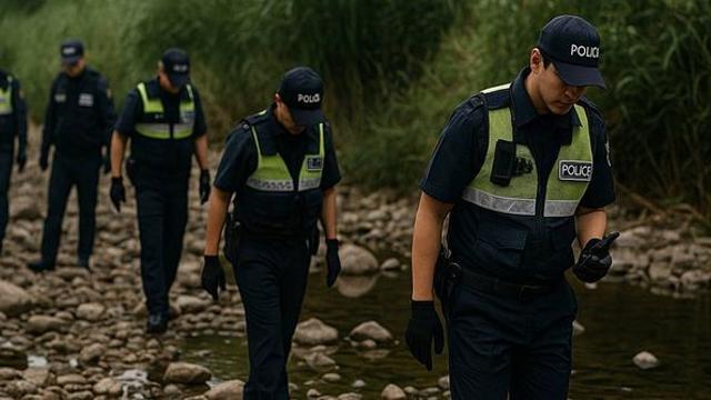 '폭발물 신고' 실제였다...아산 하천서 불발 다이너마이트 5개 발견