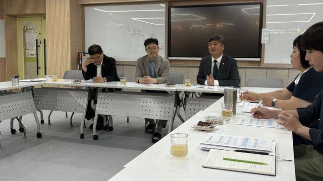 박원종 전남도의원, 영광 관내 중학교 교직원·학부모 간담회