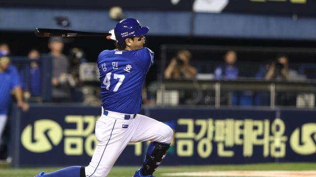 삼성 강민호, KBO리그 최고령 1천 득점…이종범 기록 경신