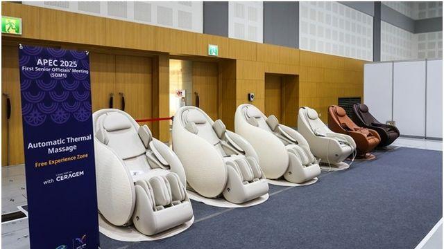 세라젬, APEC 공식 협찬사 참여…행사장에 헬스케어 제품 선보여