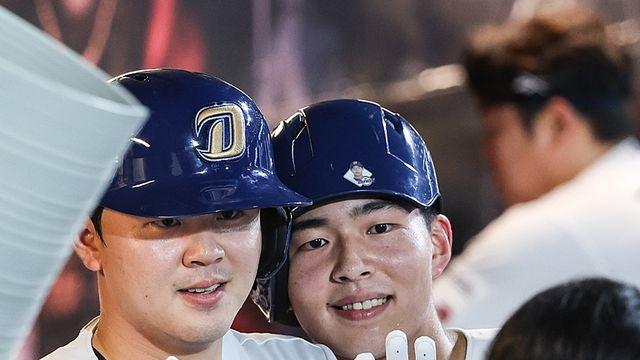 NC 김형준-김휘집 연속타자 홈런, LG 송승기 상대 14이닝 무득점 탈출 [IS 창원]