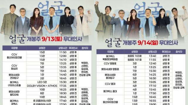 박정민·신현빈→연상호, '얼굴' 무대인사 총출동