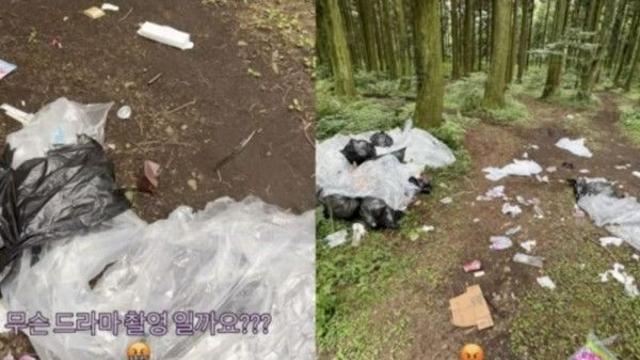제주도 숲 ‘쓰레기 더미’ 만들고 간 드라마 촬영팀…금융치료