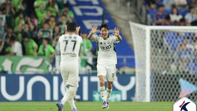 K리그1 전북, '현대가 더비' 2-0 완승…대구는 17경기만의 승리
