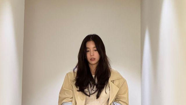 기은세, 베이지 트렌치로 가을 스위치 ON