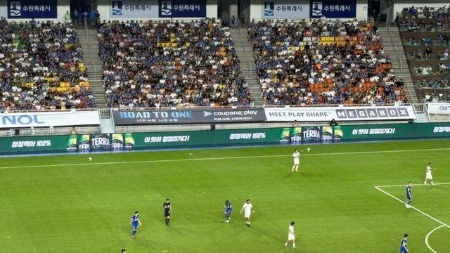 [K리그2 현장메모] 파이고, 들리고, 울퉁불퉁...보수공사에도 신음하는 빅버드 잔디