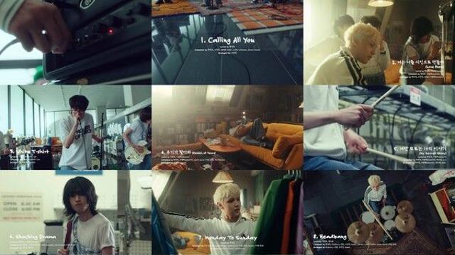 'FNC 신예' AxMxP, 데뷔 정규 샘플러 공개…장르올킬 '청춘 에이엠피'