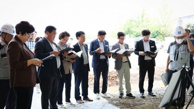 청양군의회, 주요사업장 현장 점검
