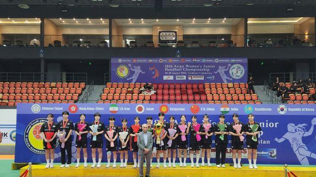한국 女핸드볼, 아시아 U19대회서 일본에 패해 준우승
