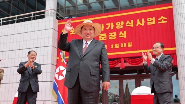 김정은, 낙원양식소 준공식 참석…